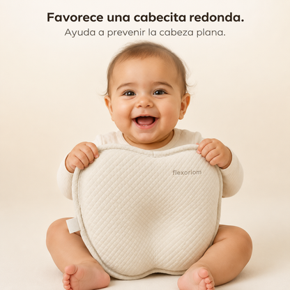 Flexoriom Baby™ — Cojín de Posicionamiento contra la Cabeza Plana