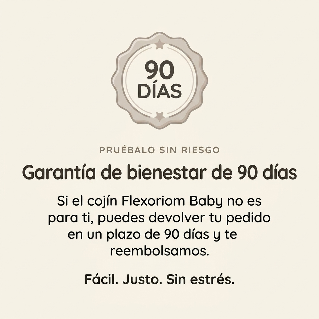 Flexoriom Baby™ — Cojín de Posicionamiento contra la Cabeza Plana