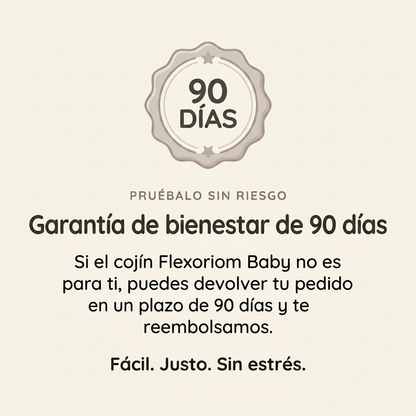 Flexoriom Baby™ — Cojín de Posicionamiento contra la Cabeza Plana