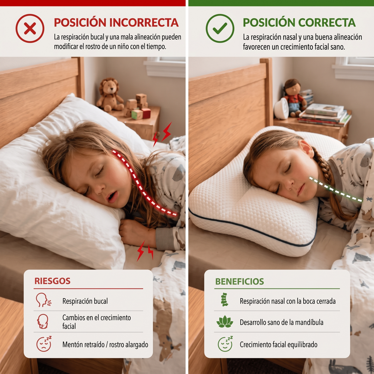 Flexoriom Kids – Almohada Correctora para Niños